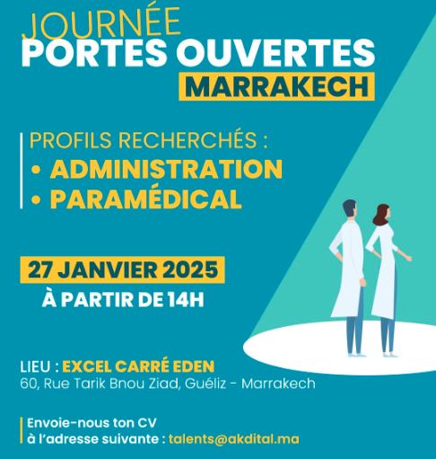 2 Opportunités de Carrière Incroyables chez AKDITAL à Marrakech
