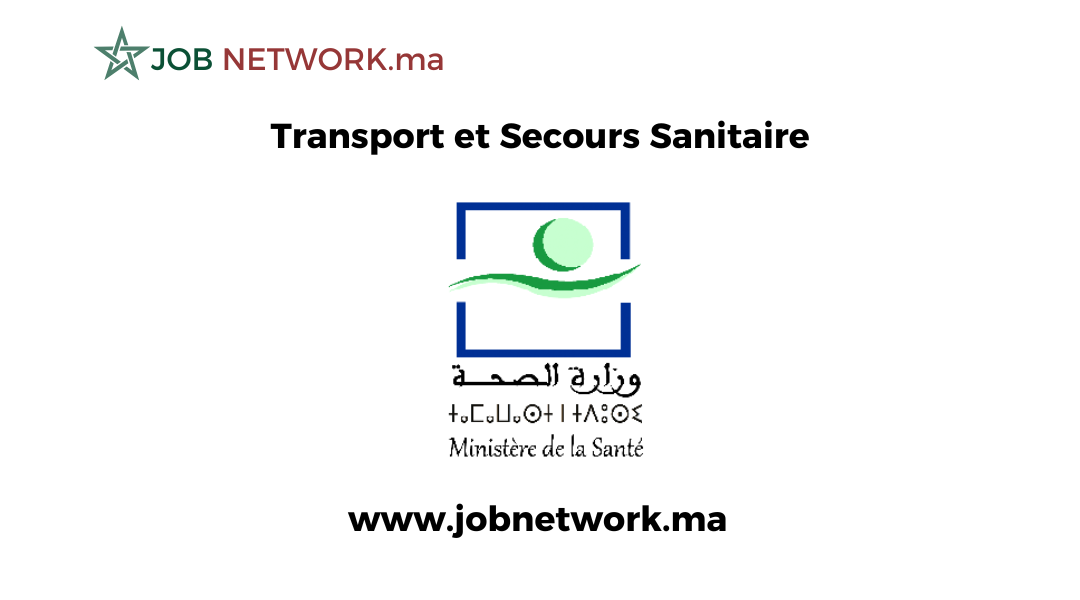 Le Ministère de la Santé et de la Protection Sociale organise un concours de recrutement de techniciens de 4ème grade, spécialité Transport et Secours Sanitaire