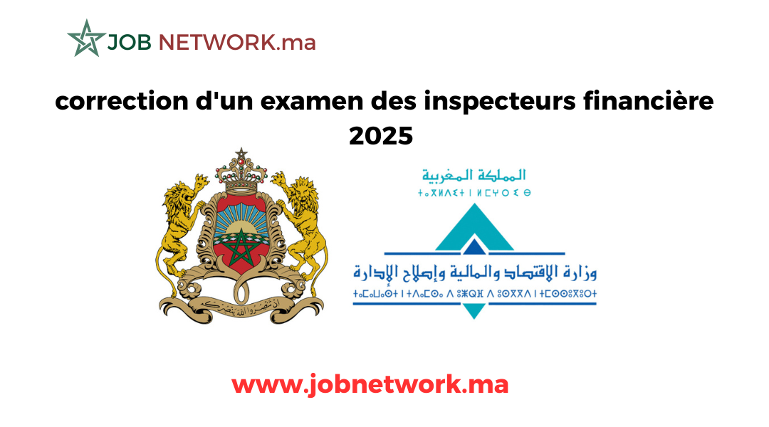correction d'un examen des inspecteurs financière 2025 MEF