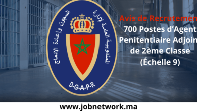 Avis de Recrutement : 700 Postes d’Agent Penitentiaire Adjoint de 2ème Classe (Échelle 9)