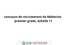 concours de recrutement de médecine premier grade