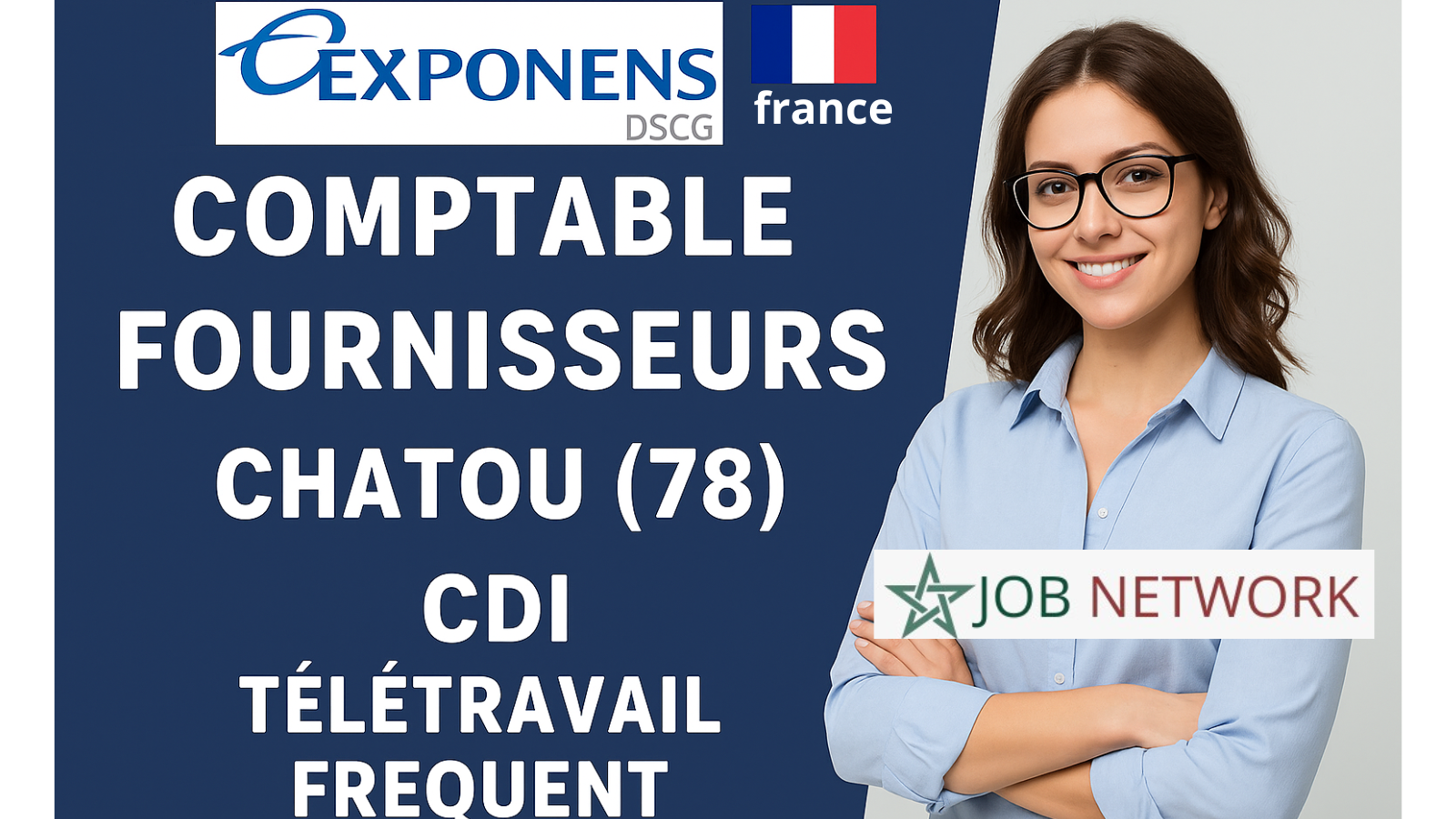 Offre d’emploi : Comptable Fournisseurs – CDI – Chatou (78)
